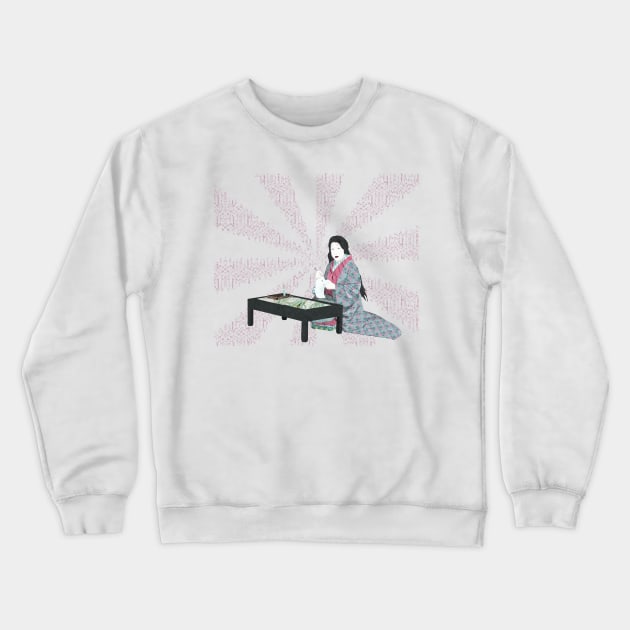 Murasaki Shikibu Crewneck Sweatshirt by MarbleCloud